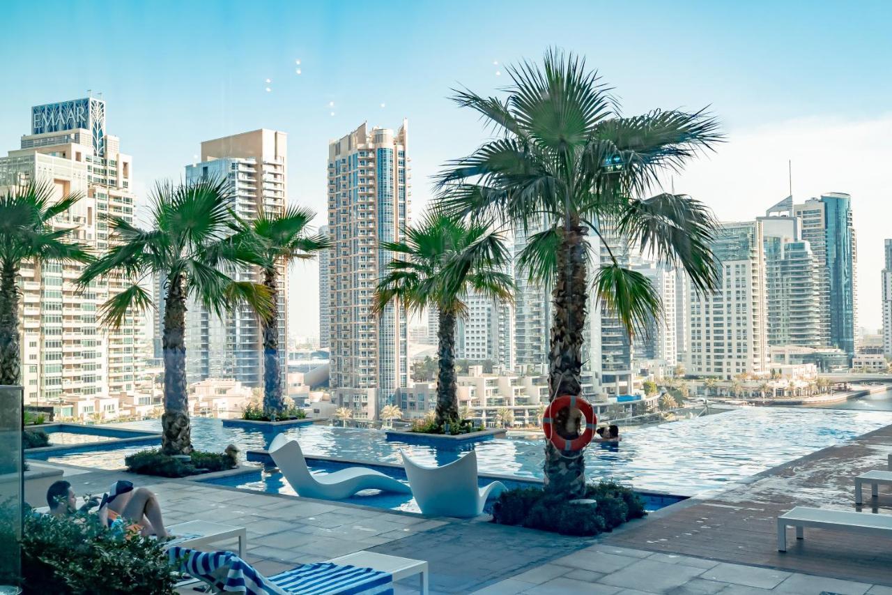 דובאי Higuests - Unique Studio With Stunning Panoramic Marina Views מראה חיצוני תמונה